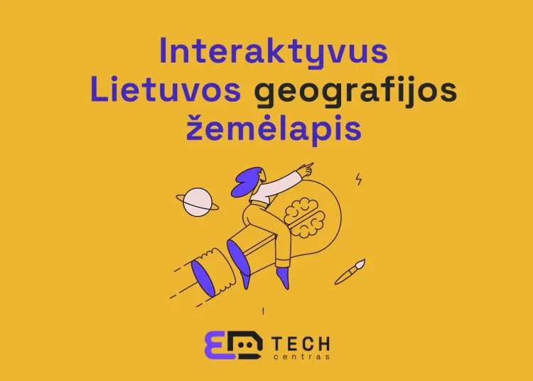  Interaktyvus Lietuvos geografijos žemėlapis