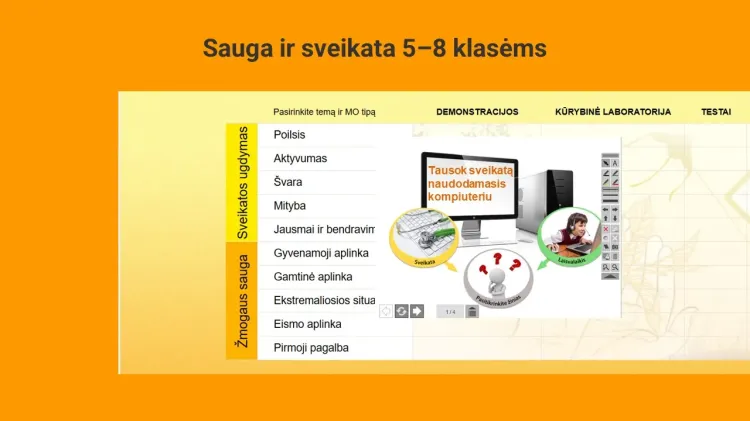 Sauga ir sveikata 5–8 klasėms