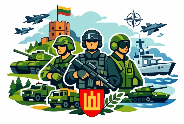 Lietuvos kariuomenės funkcijos taikos ir karo metu.