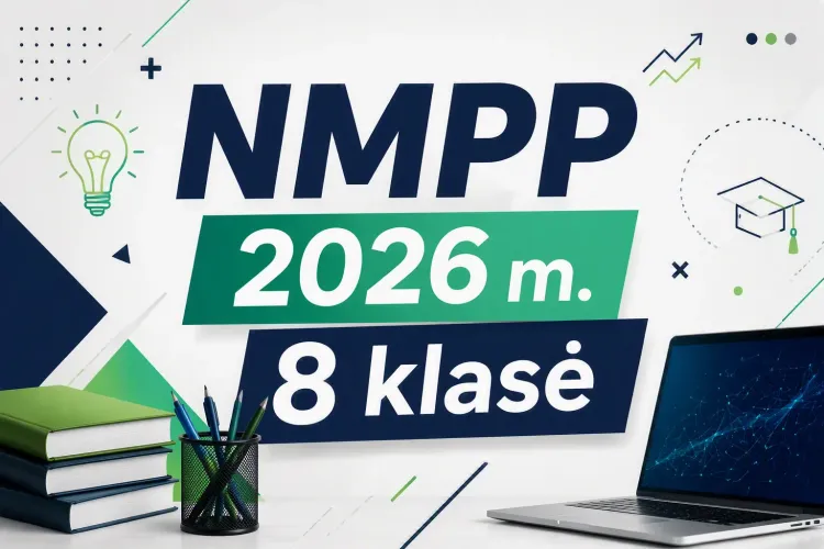 2026 m. NMPP matematika 8 kl. Rusų kalba